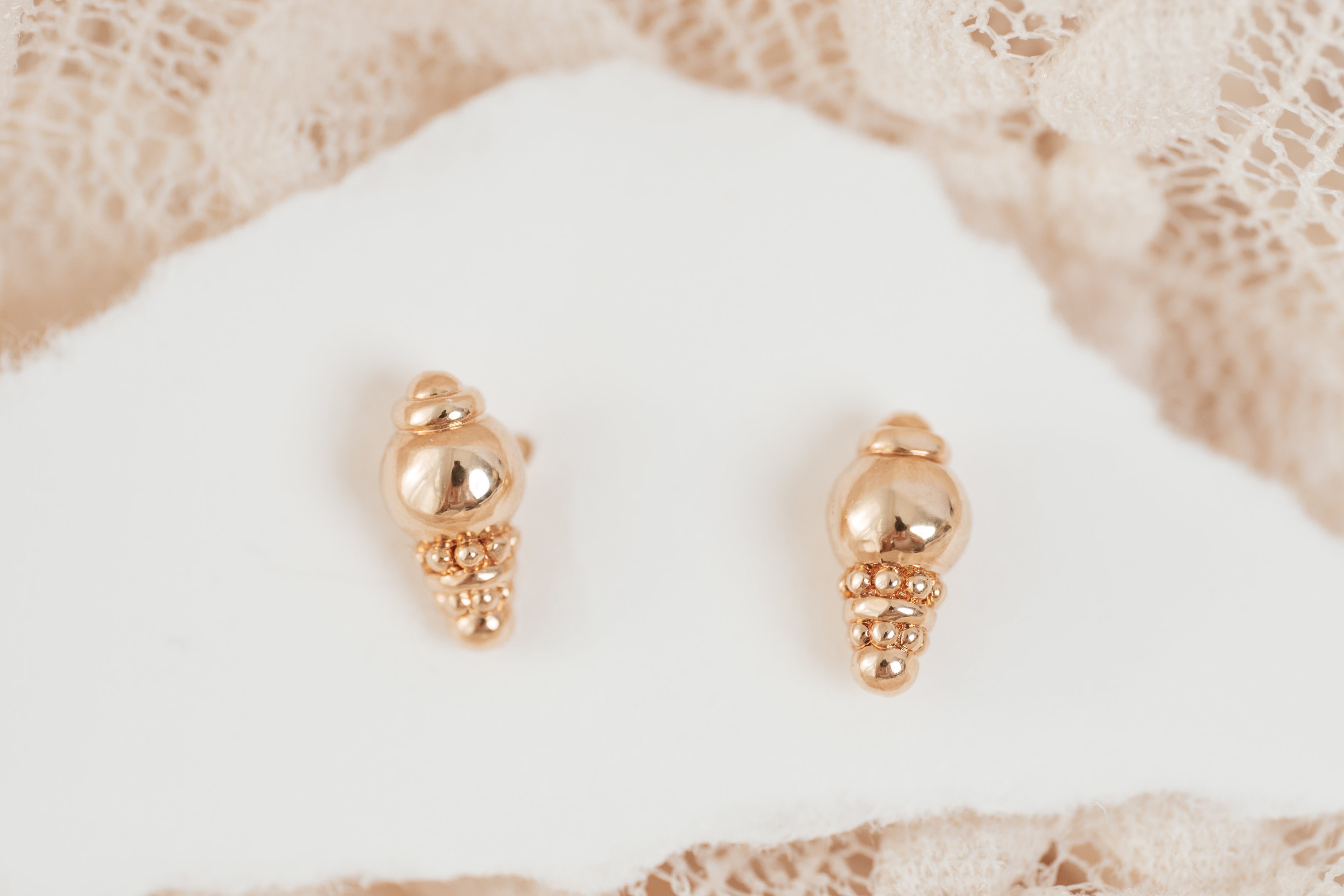Boucles d'oreilles Puces Jaya