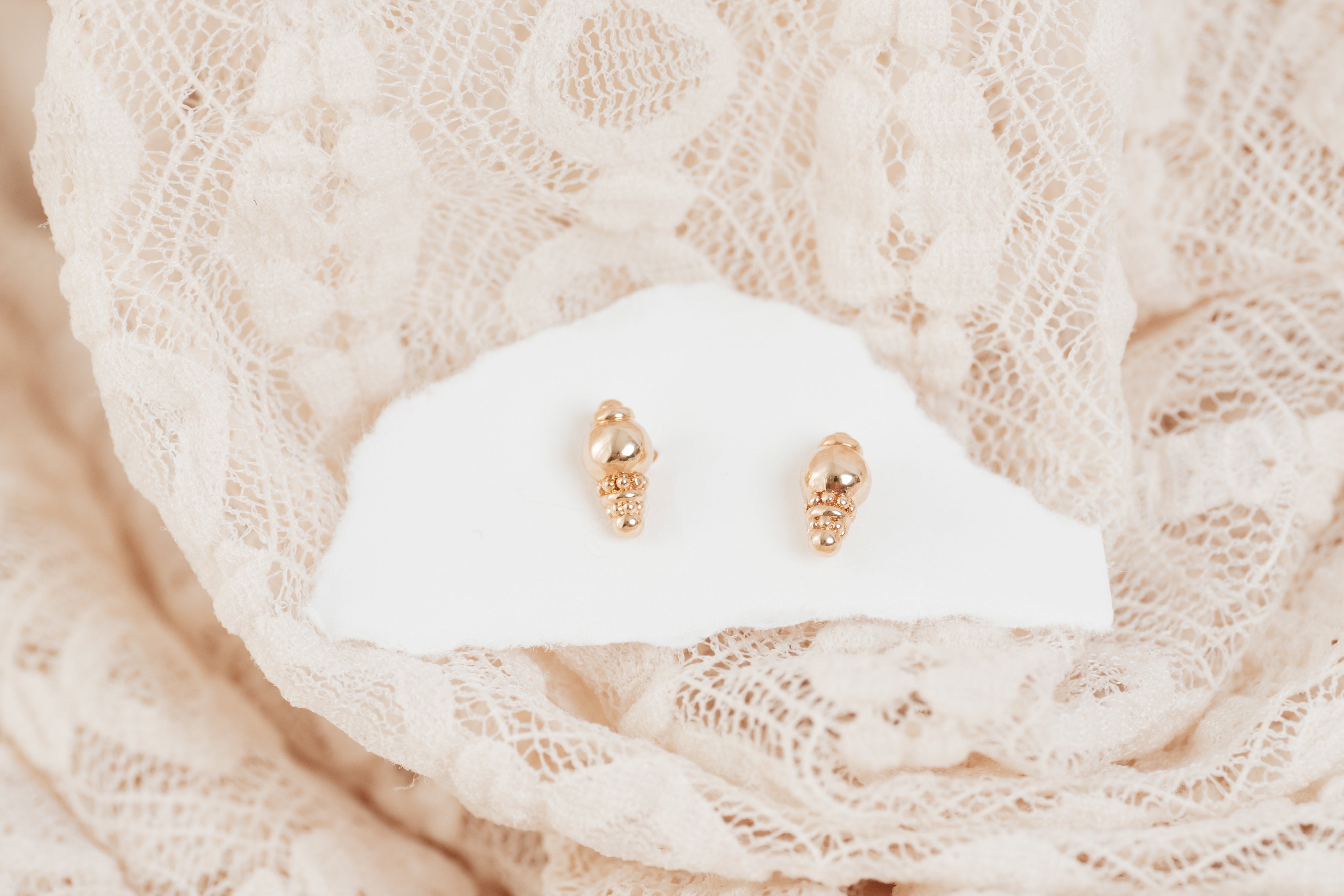 Boucles d'oreilles Puces Jaya