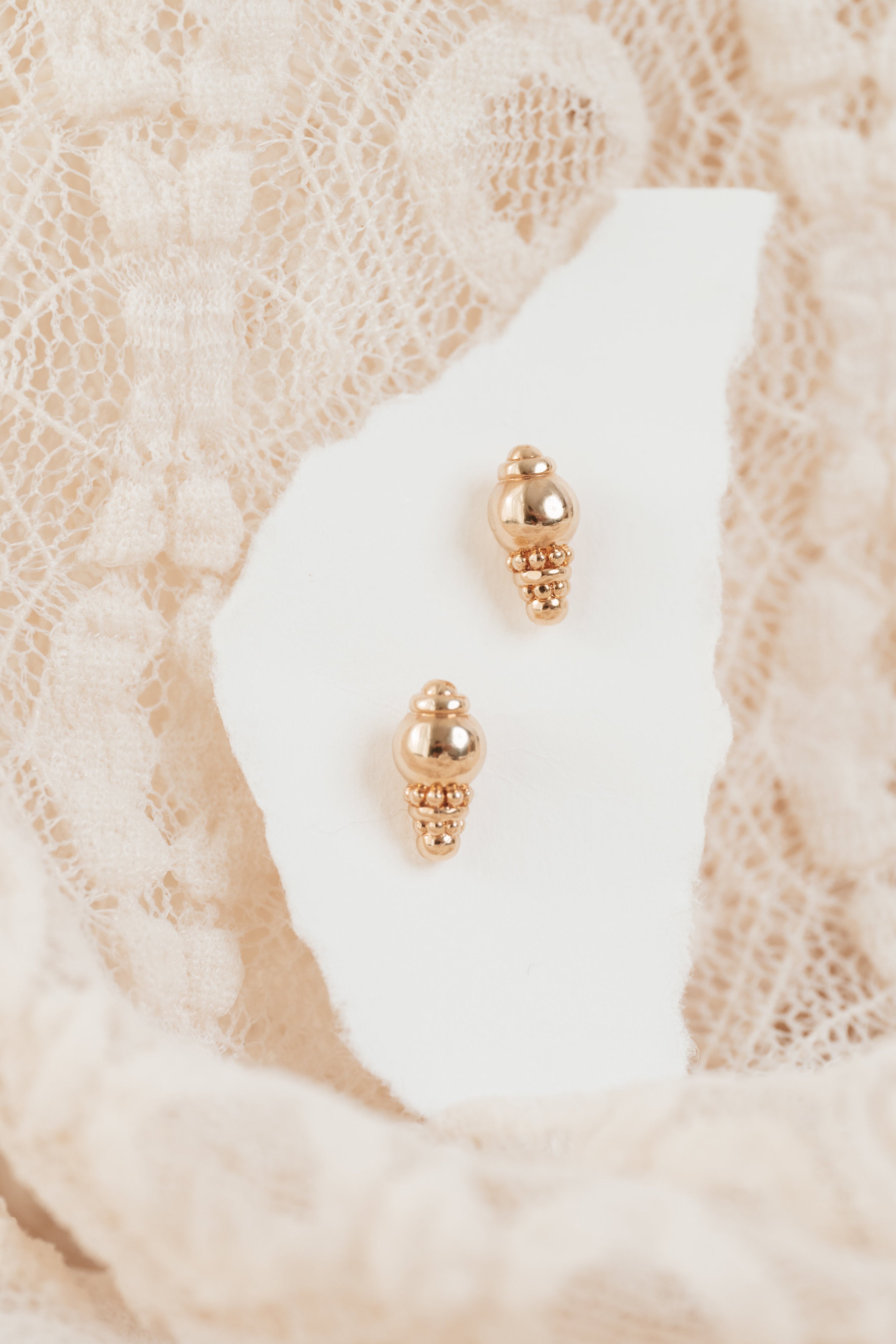 Boucles d'oreilles Puces Jaya